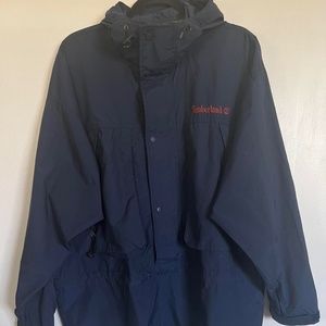 Navy Timberland windbreaker